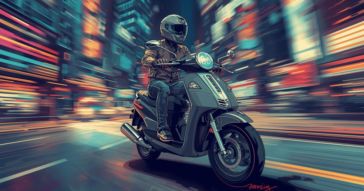 原付バイクのフルフェイスはダサい？半ヘルの方がおしゃれでかわいい！